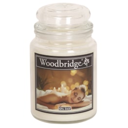 Spa Day Woodbridge Large Scented Candle Jar Spa Day Woodbridge Large Scented Candle Jar