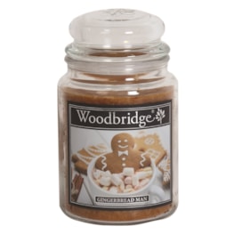 Gingerbread Man Woodbridge Large Scented Candle Jar Gingerbread Man Woodbridge Large Scented Candle Jar