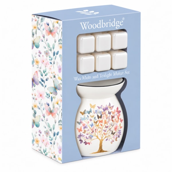 Woodbridge Wax Melts & Tealight Melter Set – Tree of Life Woodbridge Wax Melts & Tealight Melter Set – Tree of Life
