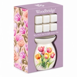 Woodbridge Wax Melts & Tealight Melter Set – Tulips