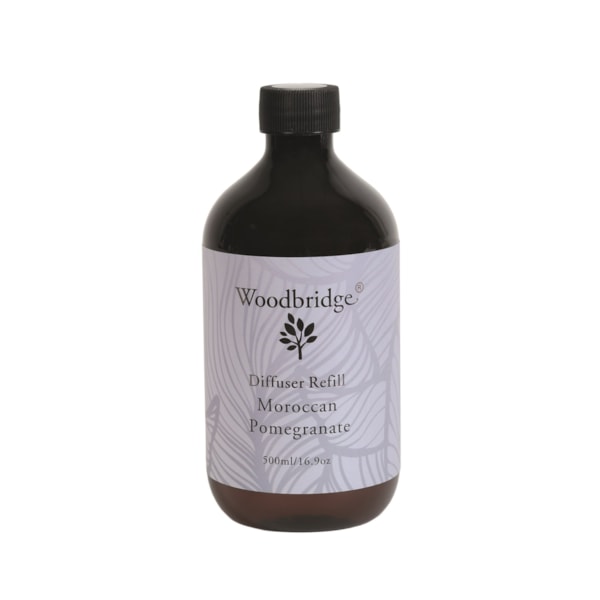 Moroccan Pomegranate - Reed Diffuser Liquid Refill Bottle by Woodbridge 500ml Moroccan Pomegranate - Reed Diffuser Liquid Refill Bottle by Woodbridge 500ml