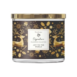 Joy to the World Wax Tumbler Candle Jar by Woodbridge 410g Joy to the World Wax Tumbler Candle Jar by Woodbridge 410g