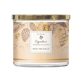 Deck The Halls Wax Tumbler Candle Jar by Woodbridge 410g Deck The Halls Wax Tumbler Candle Jar by Woodbridge 410g