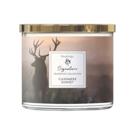 Cashmere Sunset Wax Tumbler Candle Jar by Woodbridge 410g Cashmere Sunset Wax Tumbler Candle Jar by Woodbridge 410g