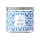 White Linen & Sea Salt Wax Tumbler Candle Jar by Woodbridge 410g White Linen & Sea Salt Wax Tumbler Candle Jar by Woodbridge 410g