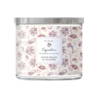 White Peach & Oolong Wax Tumbler Candle Jar by Woodbridge 410g White Peach & Oolong Wax Tumbler Candle Jar by Woodbridge 410g